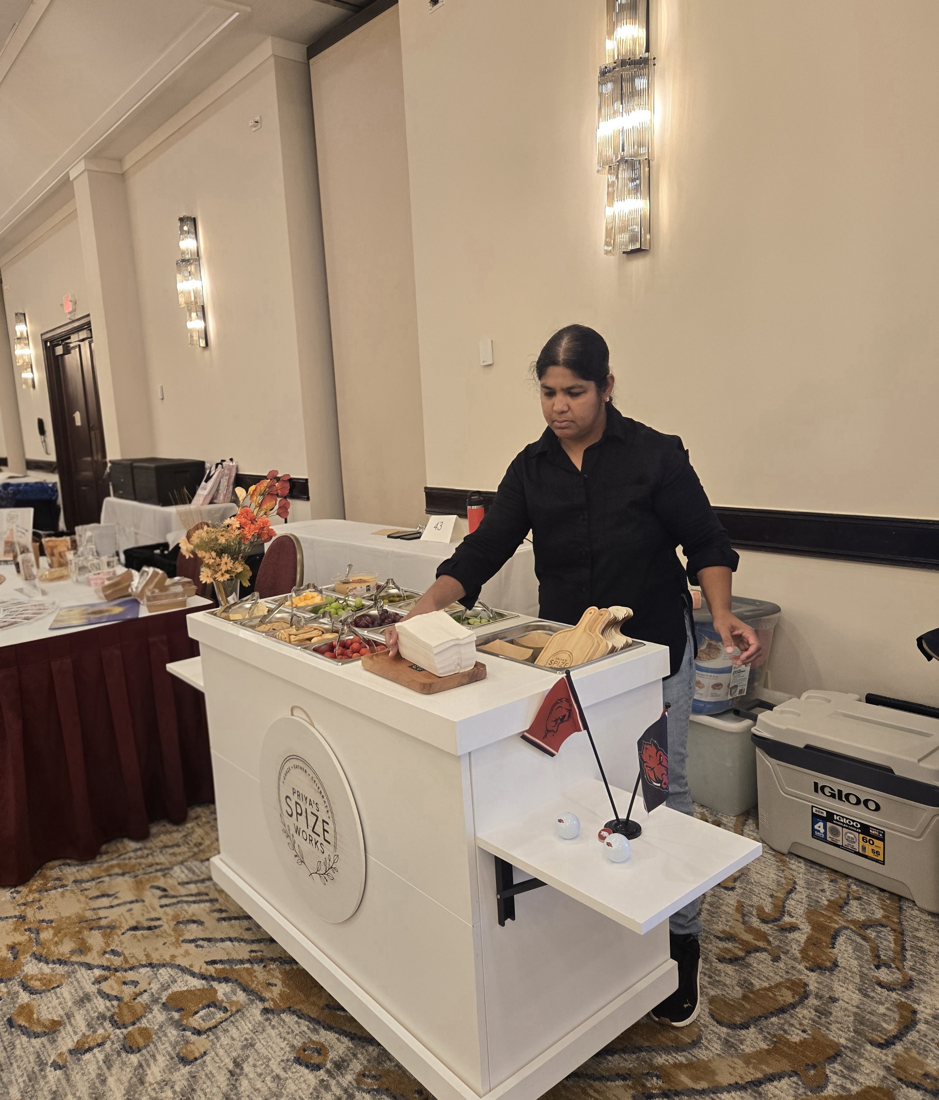 Priya's Spize Works at the US India Chamber of Commerce Metrocrest Business Expo